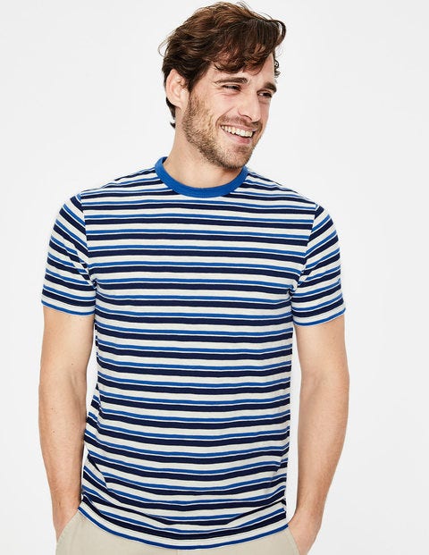 Stripe T-Shirt - Blues Multi Stripe Stripe T-Shirt - Blues Multi Stripe