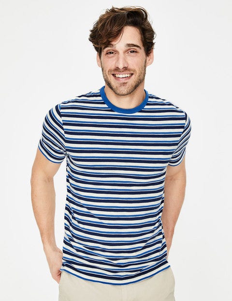 Stripe T-Shirt - Blues Multi Stripe Stripe T-Shirt - Blues Multi Stripe