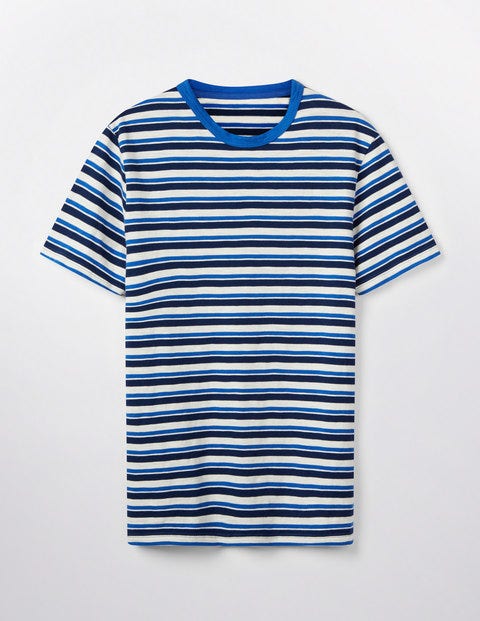 Stripe T-Shirt - Blues Multi Stripe Stripe T-Shirt - Blues Multi Stripe