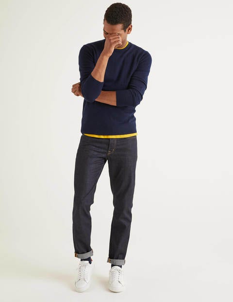 Cashmere Crew Neck - Navy Cashmere Crew Neck - Navy