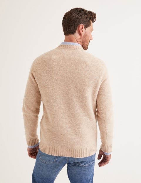 Aldgate Brushed Crew Neck - Sand Aldgate Brushed Crew Neck - Sand