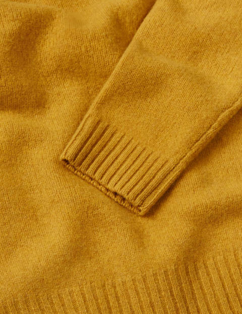Aldgate Brushed Crew Neck - Saffron Aldgate Brushed Crew Neck - Saffron