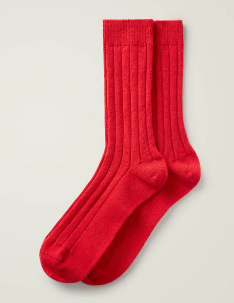 Cashmere Socks - Red Cashmere Socks - Red