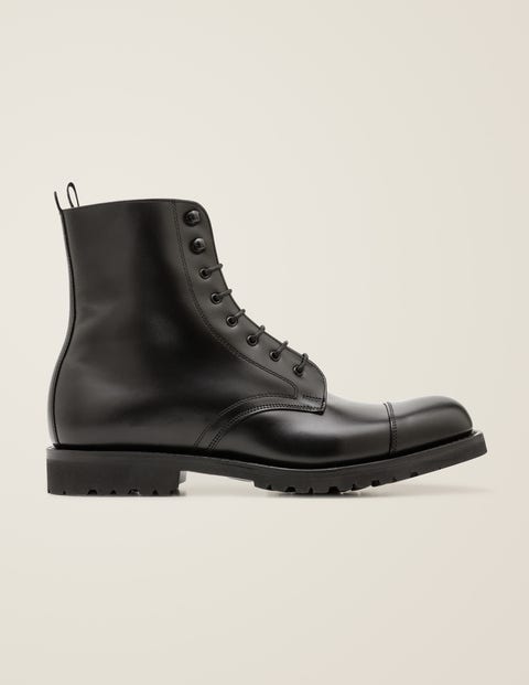 Cheaney Trafalgar Boot - Black Calf | Boden AU