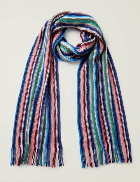 Cashmere Stripe Scarf - Multi Stripe Cashmere Stripe Scarf - Multi Stripe