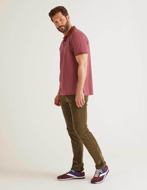 Piqué Polo - Rosewood Piqué Polo - Rosewood