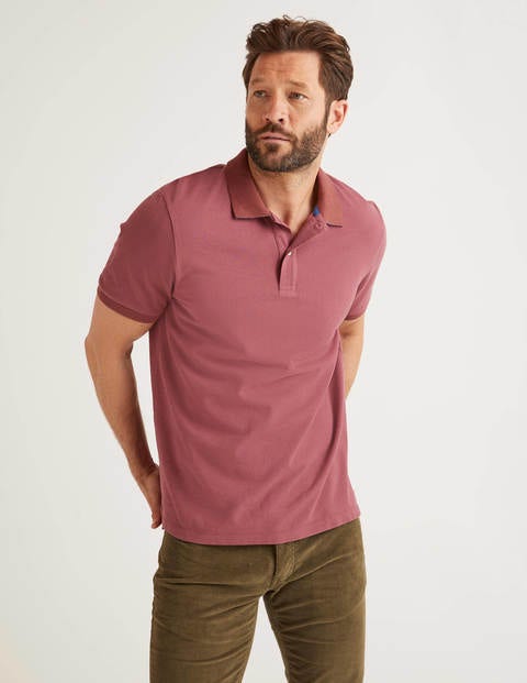 Piqué Polo - Rosewood Piqué Polo - Rosewood