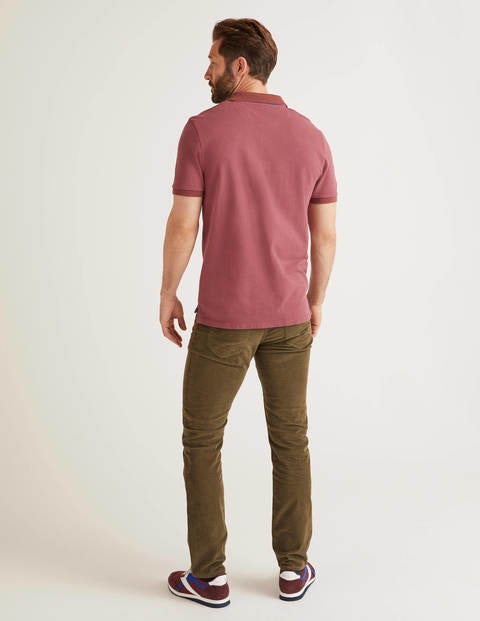 Piqué Polo - Rosewood Piqué Polo - Rosewood