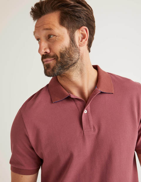 Piqué Polo - Rosewood Piqué Polo - Rosewood