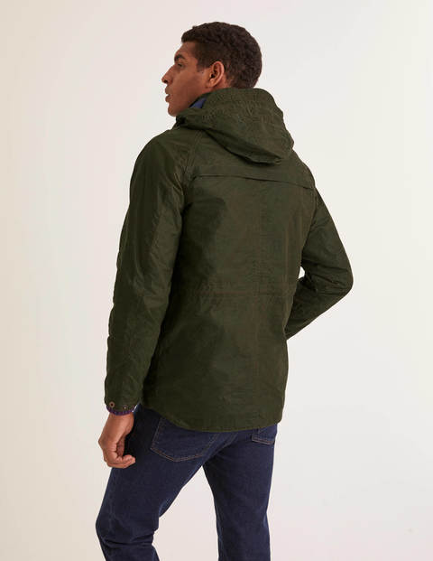 Holt Waxed Jacket - Olive Holt Waxed Jacket - Olive