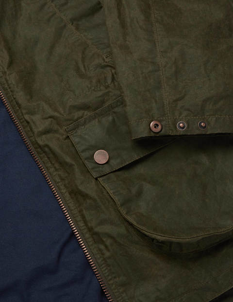 Holt Waxed Jacket - Olive Holt Waxed Jacket - Olive