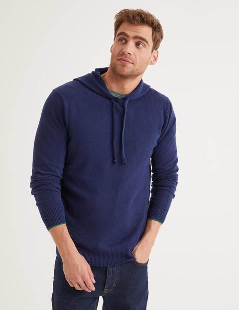 Cashmere Hoodie - Bright Navy Cashmere Hoodie - Bright Navy