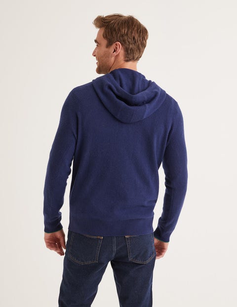 Cashmere Hoodie - Bright Navy Cashmere Hoodie - Bright Navy