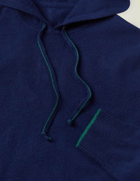 Cashmere Hoodie - Bright Navy Cashmere Hoodie - Bright Navy