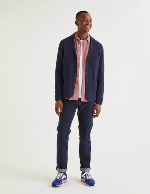 Blazer en maille Milano - Bleu marine Blazer en maille Milano - Bleu marine