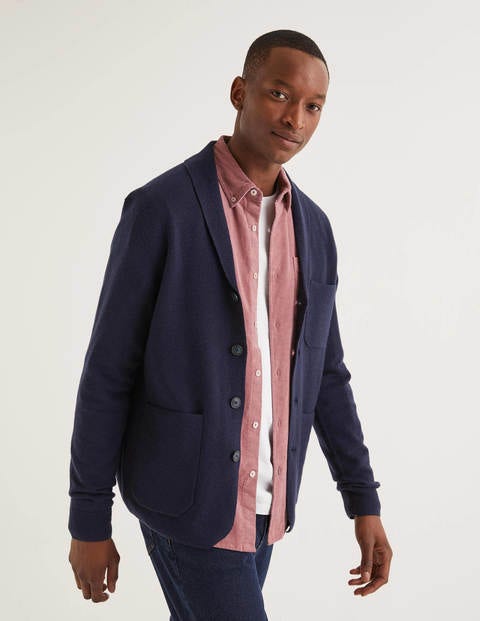 Blazer en maille Milano - Bleu marine Blazer en maille Milano - Bleu marine
