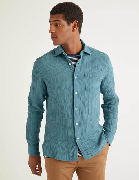 Arundel Doublecloth Shirt - Dusk Blue Arundel Doublecloth Shirt - Dusk Blue