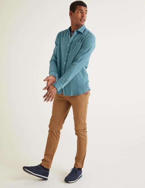 Arundel Doublecloth Shirt - Dusk Blue Arundel Doublecloth Shirt - Dusk Blue