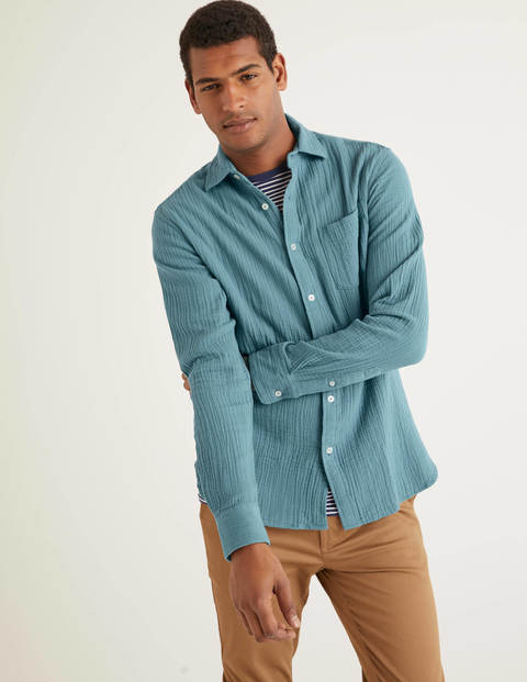 Arundel Doublecloth Shirt - Dusk Blue Arundel Doublecloth Shirt - Dusk Blue