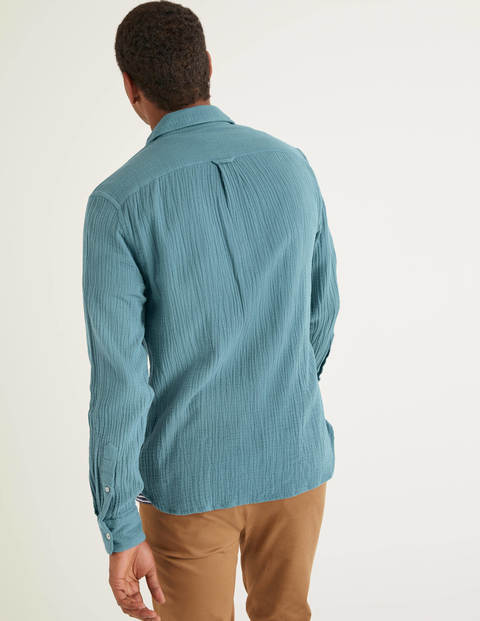 Arundel Doublecloth Shirt - Dusk Blue Arundel Doublecloth Shirt - Dusk Blue
