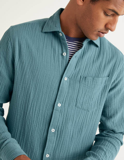Arundel Doublecloth Shirt - Dusk Blue Arundel Doublecloth Shirt - Dusk Blue