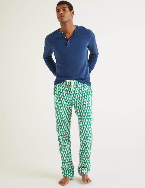 Printed Brushed Pull-Ons - Green Baize Tree Geo Printed Brushed Pull-Ons - Green Baize Tree Geo