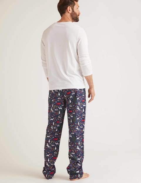 Printed Brushed Pull-Ons - Family Festive Print Printed Brushed Pull-Ons - Family Festive Print