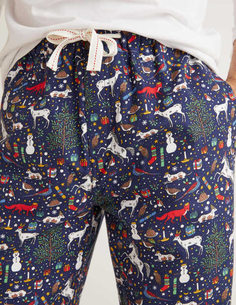 Printed Brushed Pull-Ons - Family Festive Print Printed Brushed Pull-Ons - Family Festive Print