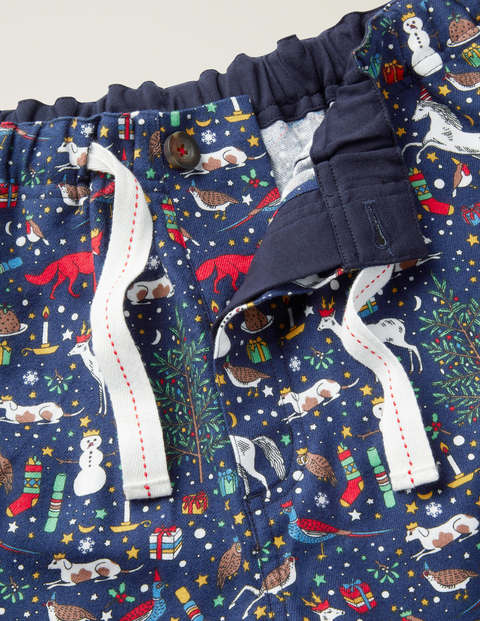 Printed Brushed Pull-Ons - Family Festive Print Printed Brushed Pull-Ons - Family Festive Print