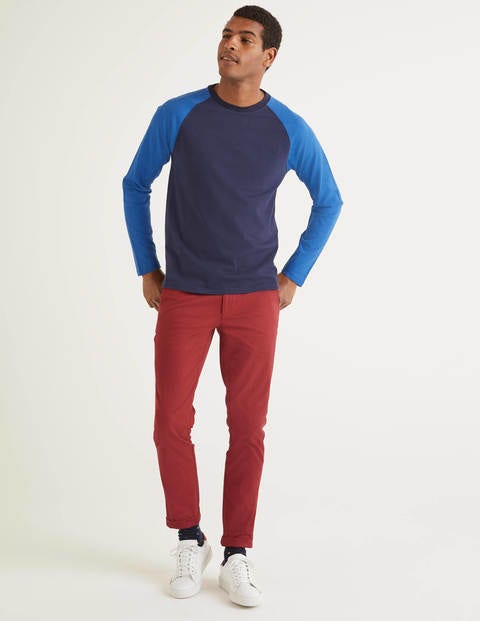 Long Sleeve Raglan T-shirt - Blues Multi Long Sleeve Raglan T-shirt - Blues Multi