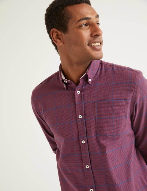 Flannel Shirt - Sumac Puppytooth Flannel Shirt - Sumac Puppytooth