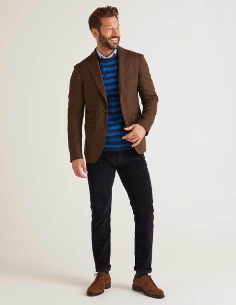 Middleham Tweed Blazer - Brown Herringbone Middleham Tweed Blazer - Brown Herringbone