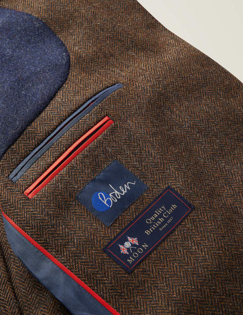 Middleham Tweed Blazer - Brown Herringbone Middleham Tweed Blazer - Brown Herringbone
