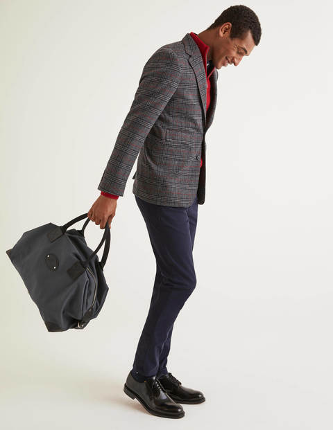 Middleham Tweed Blazer - Grey/Red Prince of Wales Middleham Tweed Blazer - Grey/Red Prince of Wales
