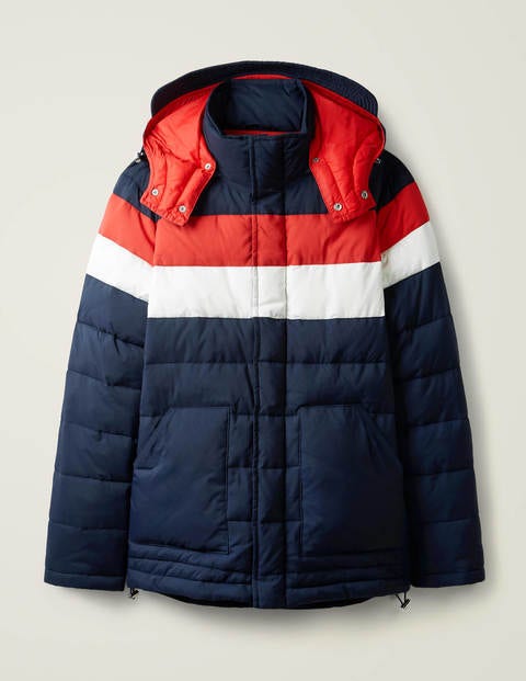 Guildford Quilted Jacket - Navy Colourblock Guildford Quilted Jacket - Navy Colourblock