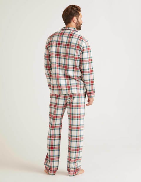 Brushed Cotton Pyjama Set - Multi Check Brushed Cotton Pyjama Set - Multi Check