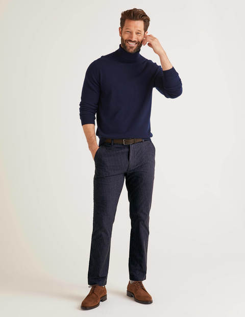 Elsted Chinos - Navy Stripe Elsted Chinos - Navy Stripe