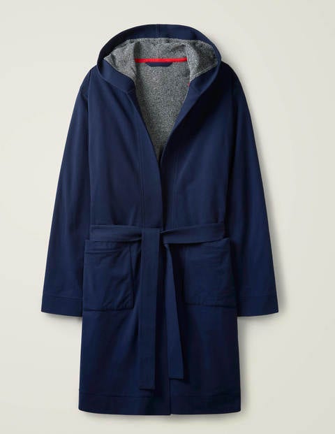 Bademantel Aus Piqué - Navy Bademantel Aus Piqué - Navy