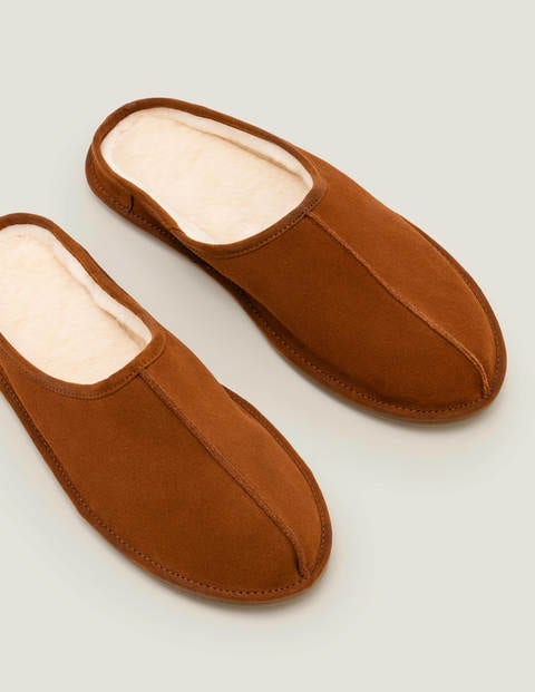 Chaussons À Enfiler - Daim fauve Chaussons À Enfiler - Daim fauve