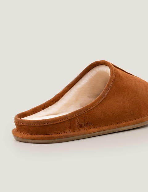 Chaussons À Enfiler - Daim fauve Chaussons À Enfiler - Daim fauve
