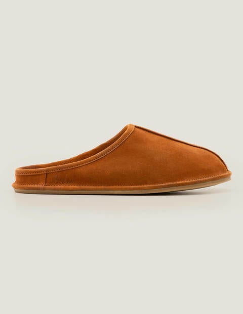 Chaussons À Enfiler - Daim fauve Chaussons À Enfiler - Daim fauve