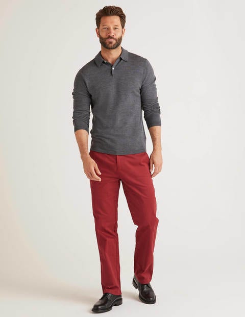 Amberley Knitted Polo - Charcoal Marl Amberley Knitted Polo - Charcoal Marl