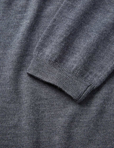 Amberley Knitted Polo - Charcoal Marl Amberley Knitted Polo - Charcoal Marl