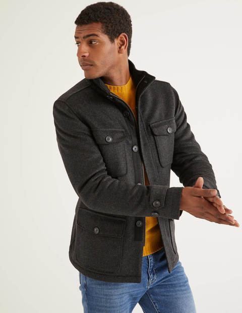 Arlington Field Coat - Charcoal Arlington Field Coat - Charcoal