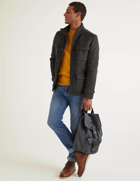 Arlington Field Coat - Charcoal Arlington Field Coat - Charcoal