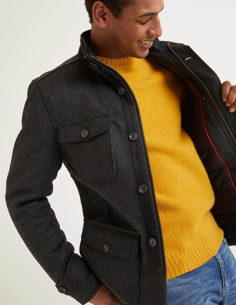 Arlington Field Coat - Charcoal Arlington Field Coat - Charcoal
