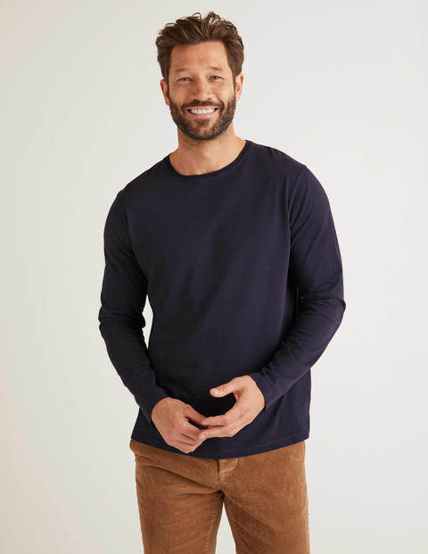 Long Sleeve Washed T-Shirt - Classic Navy Long Sleeve Washed T-Shirt - Classic Navy