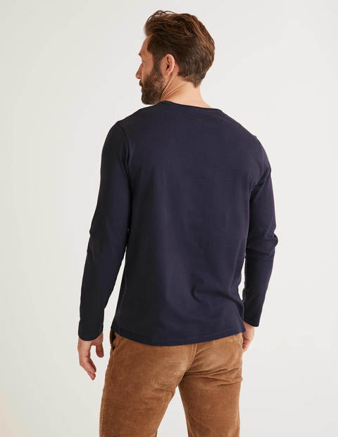 Long Sleeve Washed T-Shirt - Classic Navy Long Sleeve Washed T-Shirt - Classic Navy