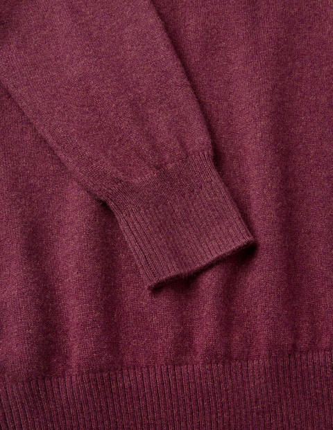 Cashmere V-Neck - Mulberry Heather Cashmere V-Neck - Mulberry Heather