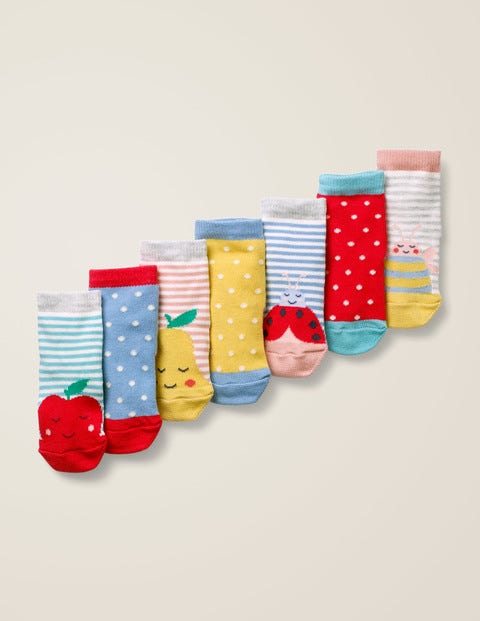 7 Pack Sock Box - Fruit Friends 7 Pack Sock Box - Fruit Friends